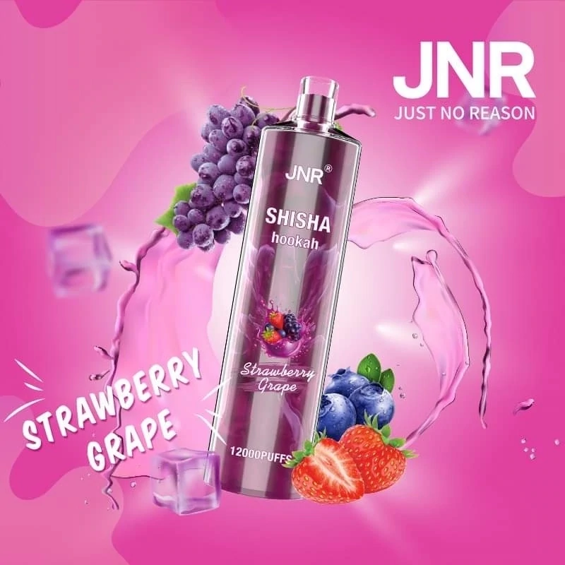 JNR SHISHA HOOKAH – STRAWBERRY GRAPE 12000 PUFFS