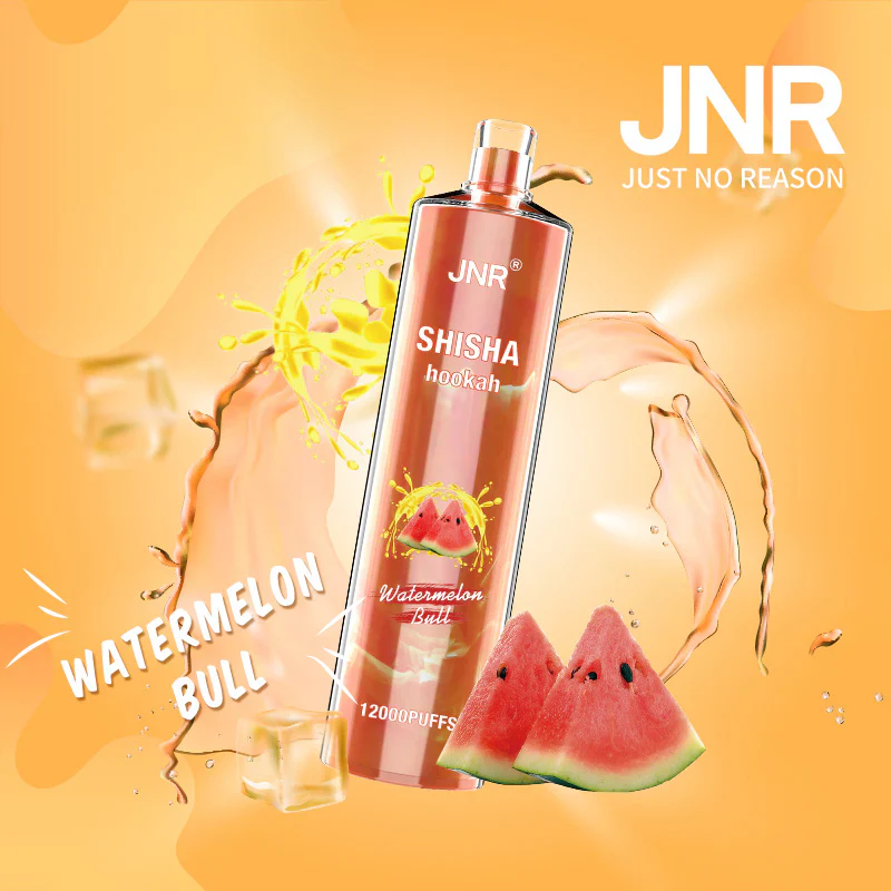 JNR Shisha Hookah – Watermelon Bull 12,000 Puffs