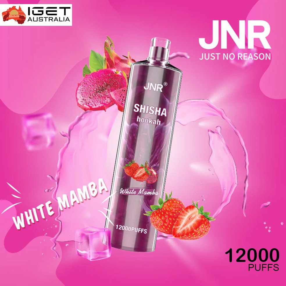 JNR Shisha Hookah – White Mamba 12,000
