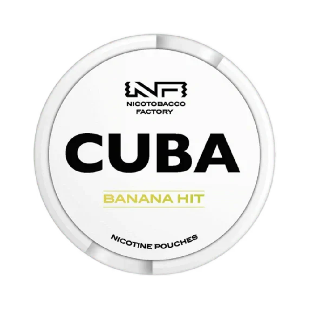 CUBA Banana Hit Medium Nicotine Pouch 10.4mg