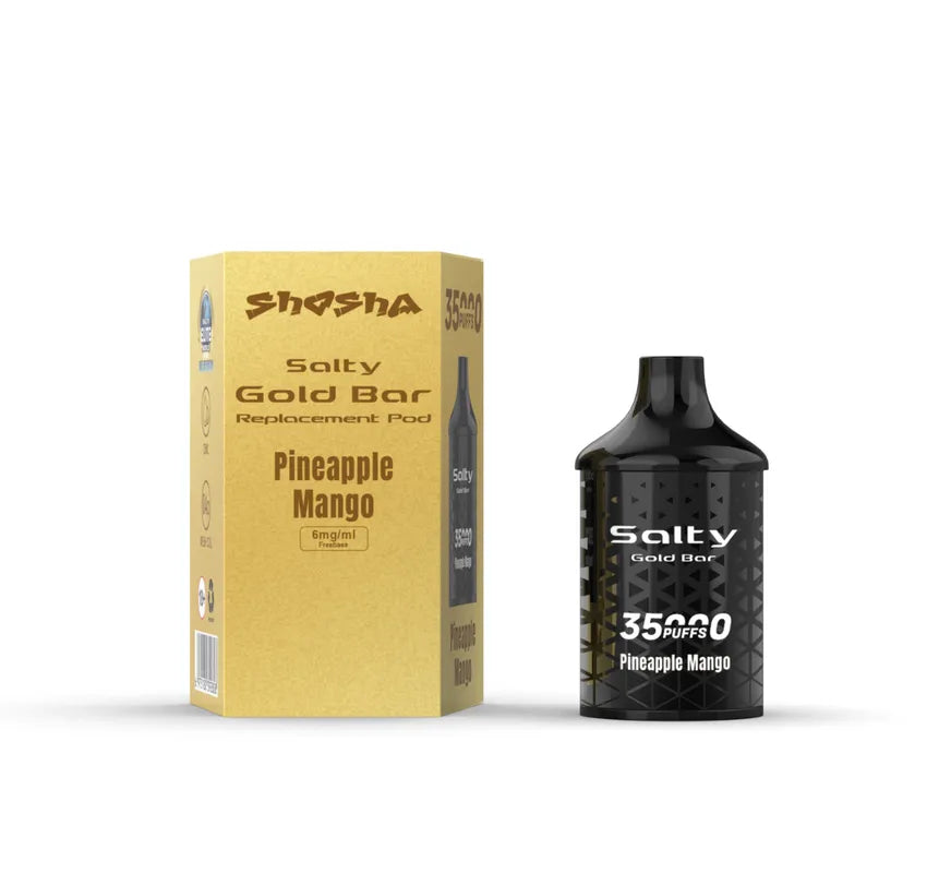 Pineapple Mango -Salty GOLD Bar Replacement Pod 6mg/mL
