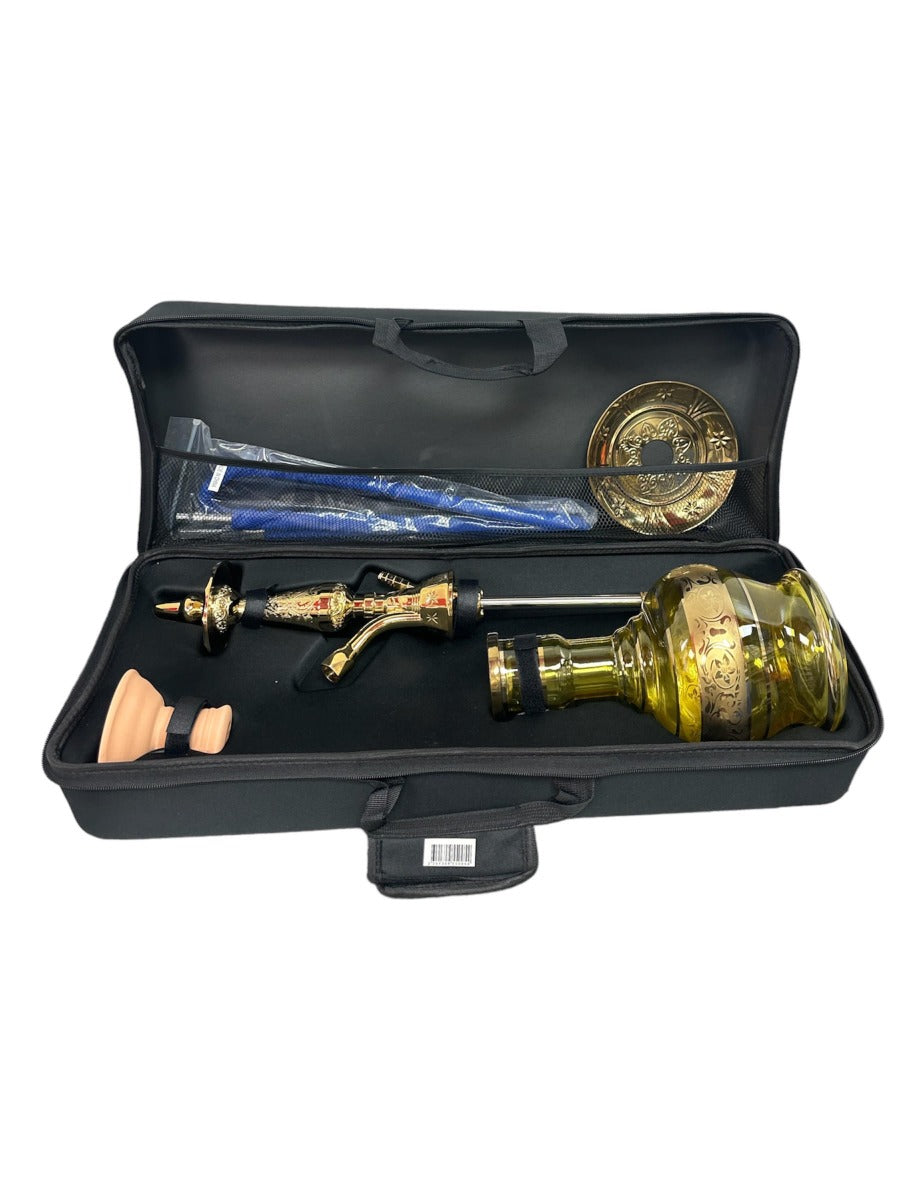 Shisha Glass SS1 Hookah 1x Hose 66cm