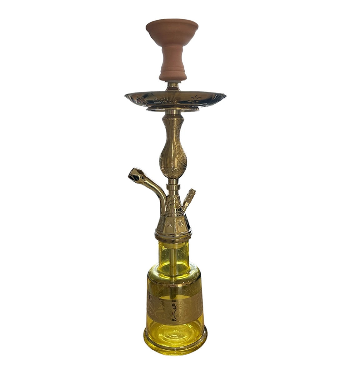 Shisha Glass SS2 Hookah 1x Hose 58cm