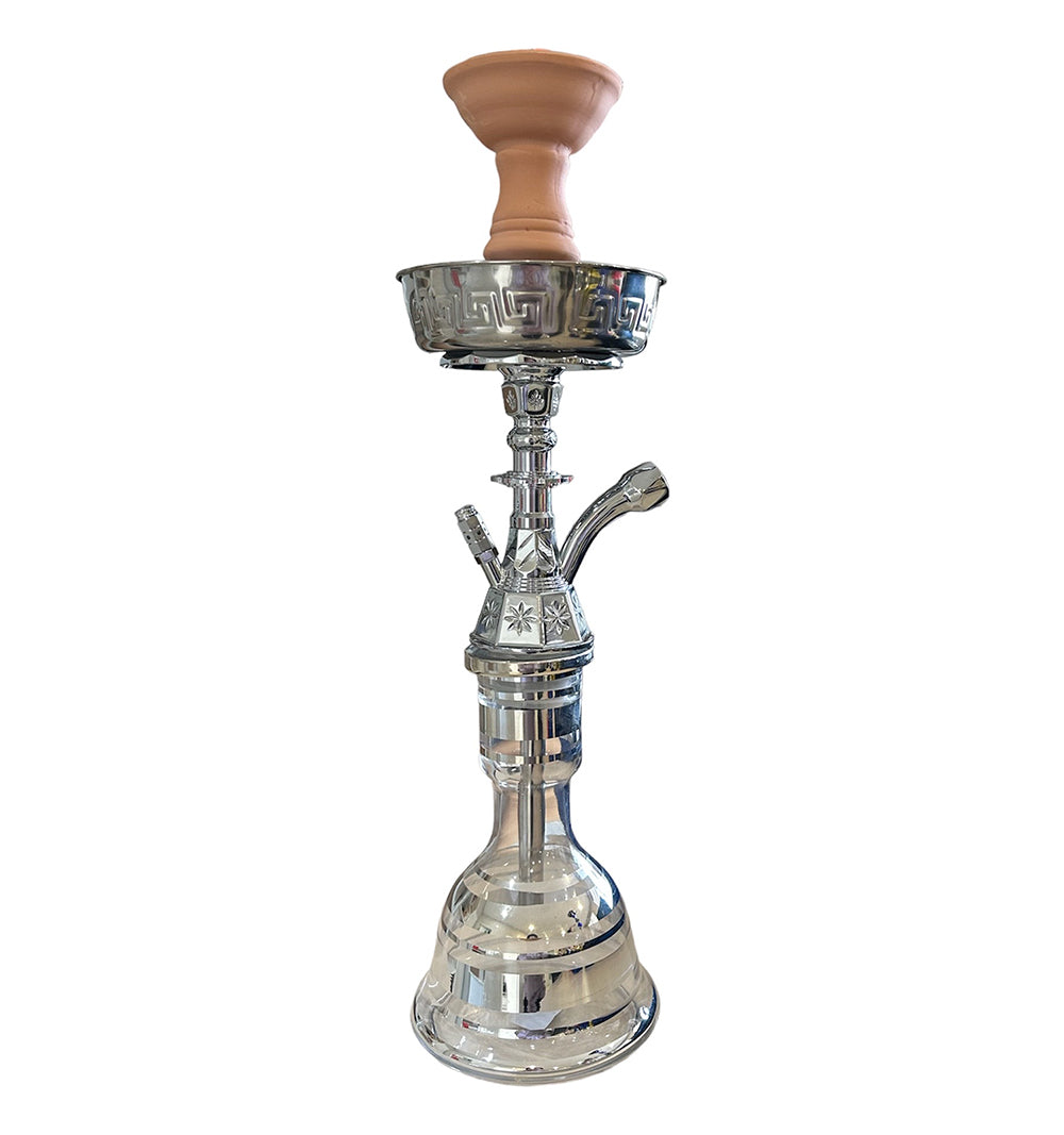Shisha Glass SS3 Hookah 1x Hose 52cm
