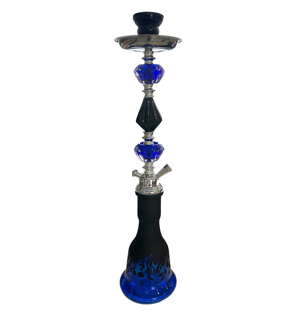 Shisha Glass SS10 Hookah 1x Hose 58cm