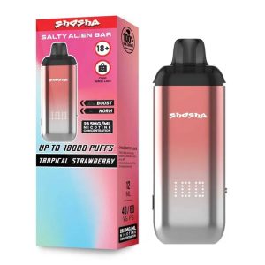 [Ice Ed.] Tropical Strawberry – Salty Alien Bar Pre-filled Kit 28.5mg/mL - vape product at SHOSHA Australia