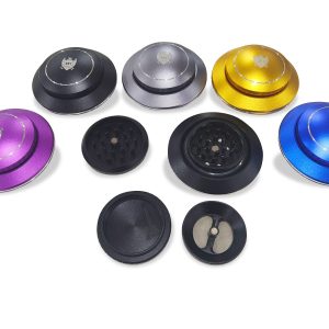NBT Aluminum UFO Shaped Grinder 79mm 4xParts