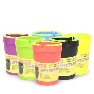 Shishaglass Bucket Extinguishing Silicon Ash Tray