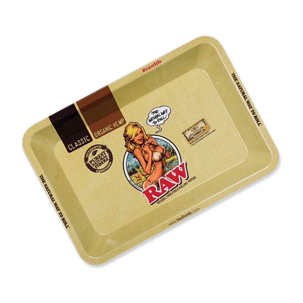 RAW Girl Rolling Tray (Mini)