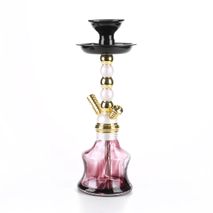 Shisha Glass Sea Pearls Hookah 1xHose 40cm