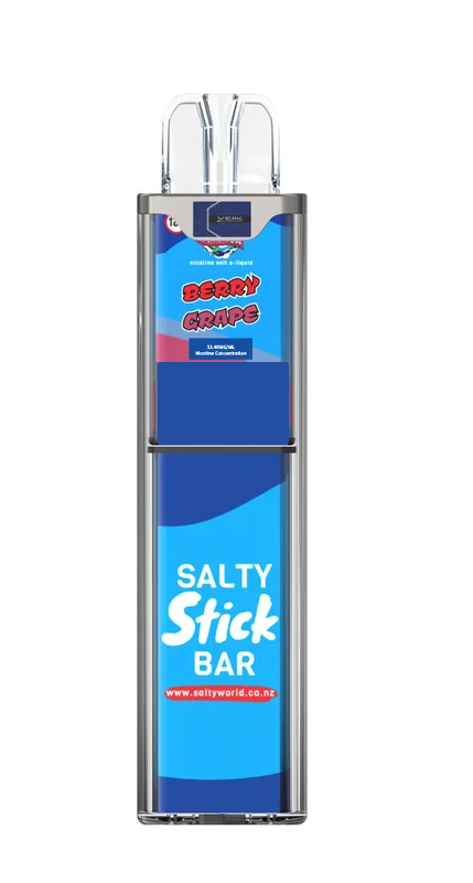 Salty Stick Bar Berry Grape Disposable Vape 11.4mg/mL