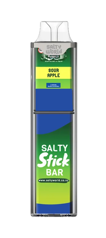 Salty Stick Bar Sour Apple Disposable Vape 11.4mg/mL