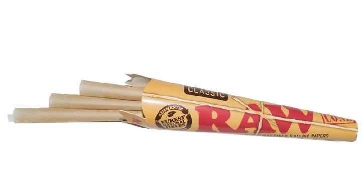 RAW Classic King Size Pre-Rolled Cones 3pk