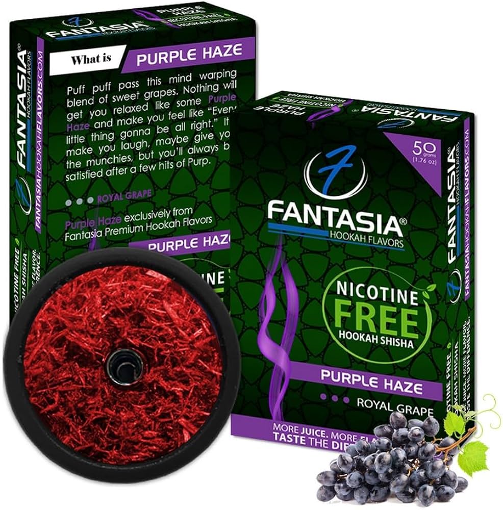 Fantasia NIC-FREE PURPLE HAZE Hookah Shisha Flavor 50g