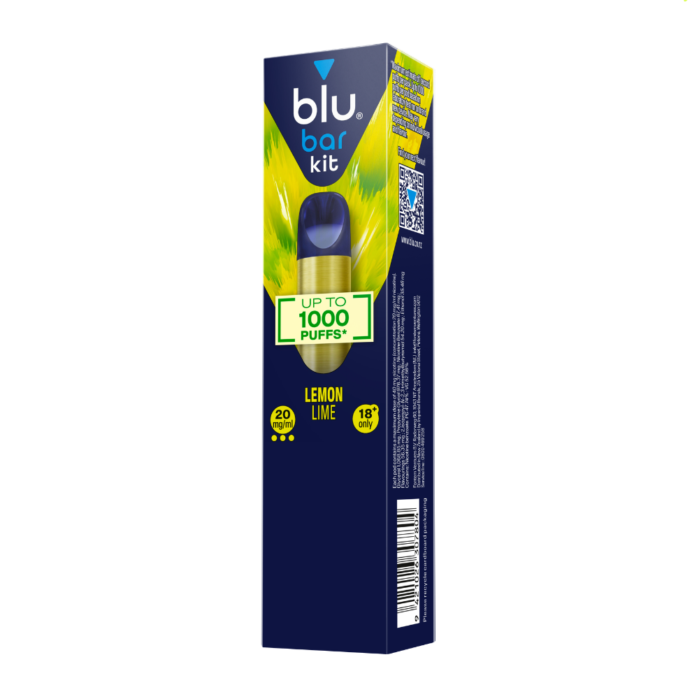 Lemon Lime - Blu Bar Pre-filled Kit 20mg/mL