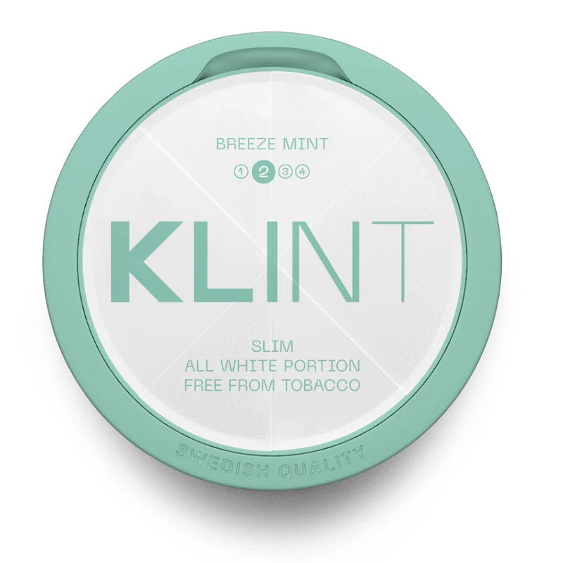 KLINT Breeze Mint Nicotine Pouch 8mg