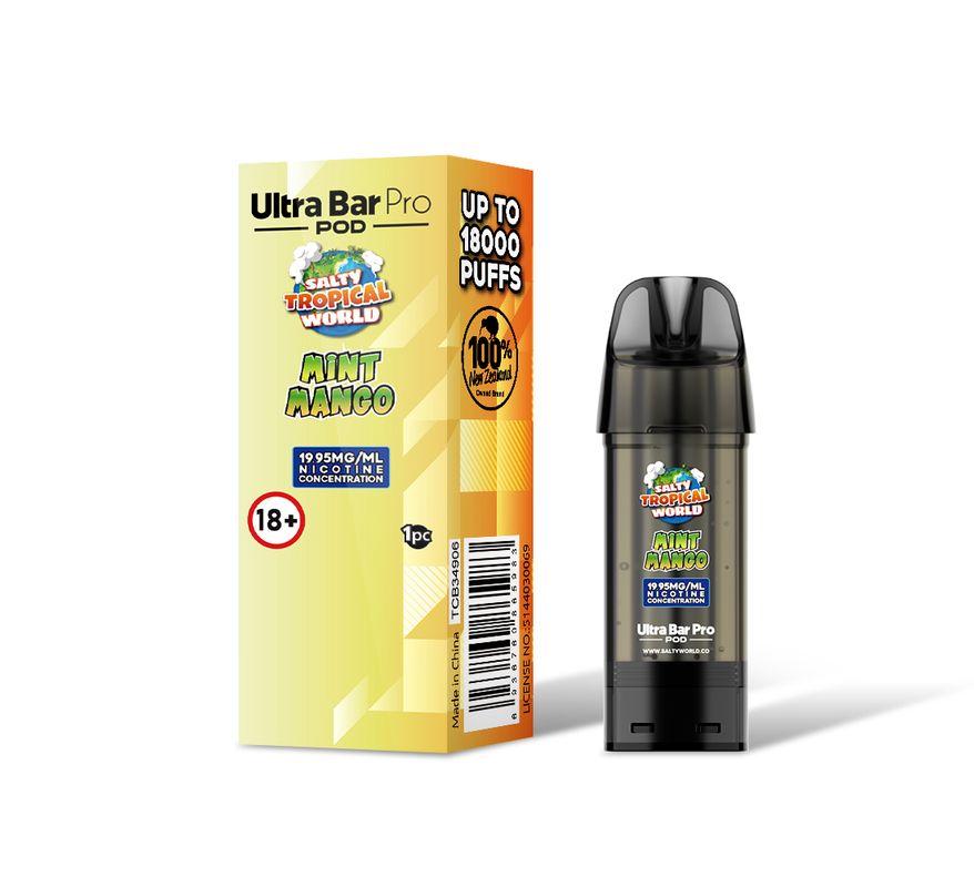 Mint Mango -Ultra Bar PRO Pre-filled Pod 19.95mg/mL