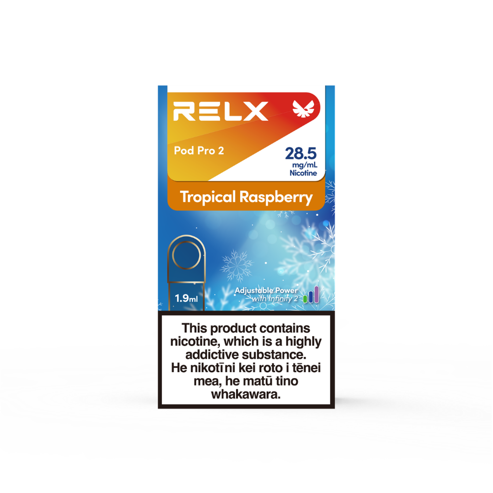 Tropical Raspberry – RELX Pod Pro 2 Pre-filled Pods 28.5mg/mL